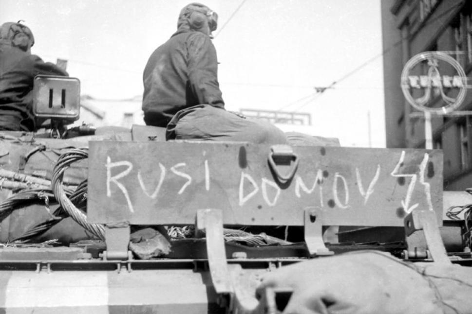 Rusi na tankoch