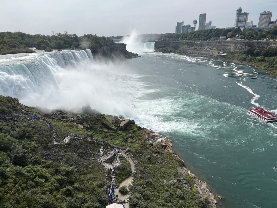 Niagarské vodopády z Observation Tower