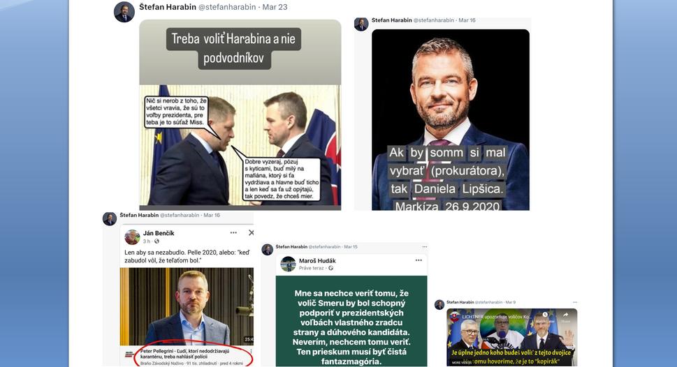 Príspevky z Twitteru Š.Harabina.