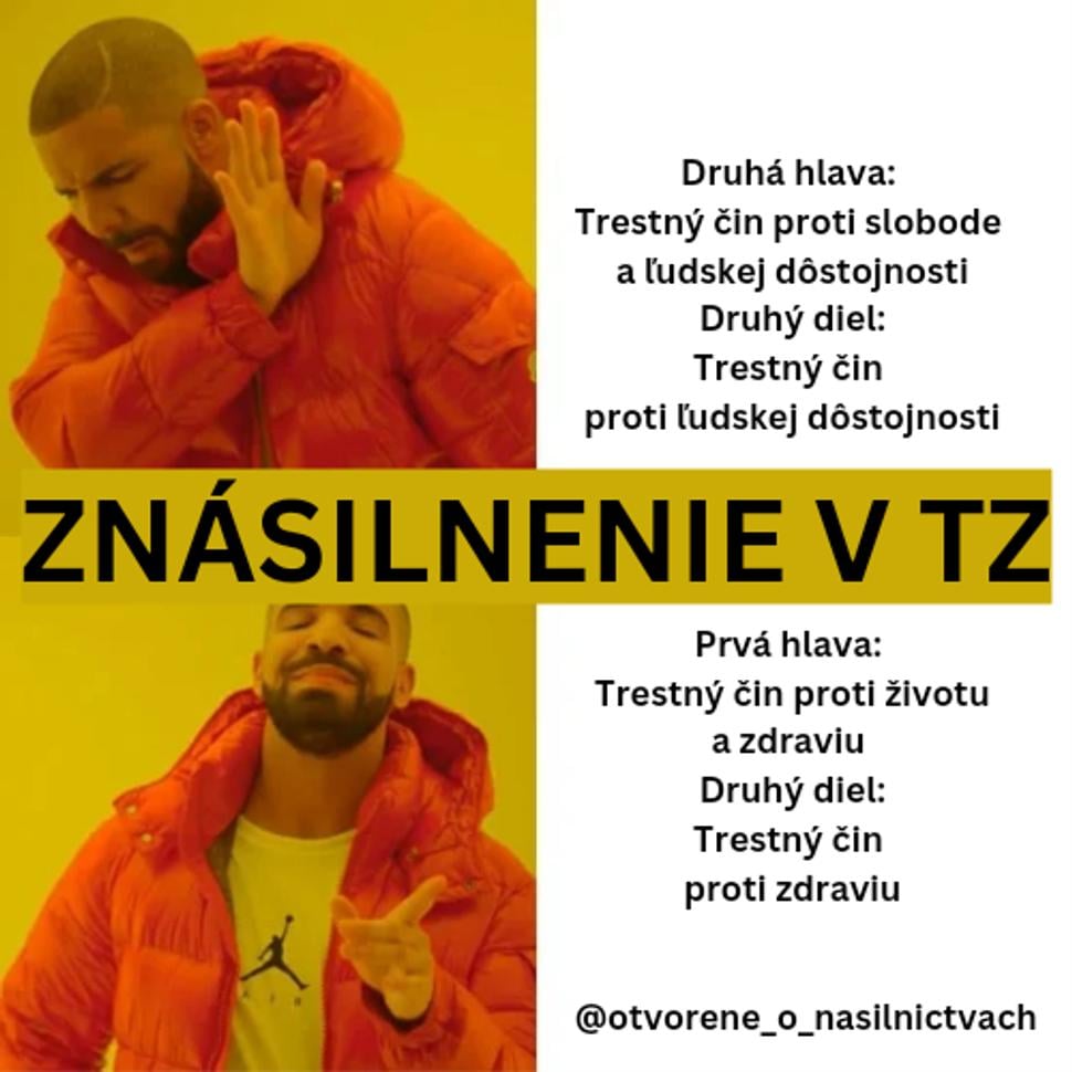 Znásilnenie v trestnom zákone