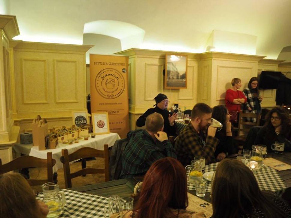 Certified beer judge Imrich Nógell introduced the Slovak beer scene.