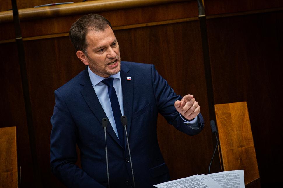 PM Igor Matovič is facing a no-confidence vote in the parliament.