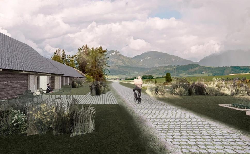 Visualisation of future possible use of barns