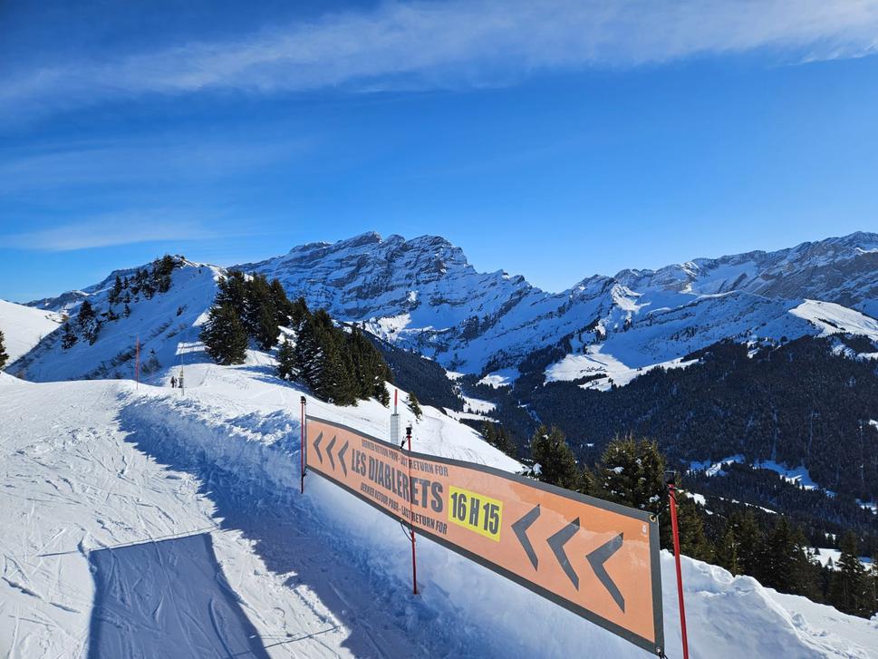 Prechod z Villars na Diablerets