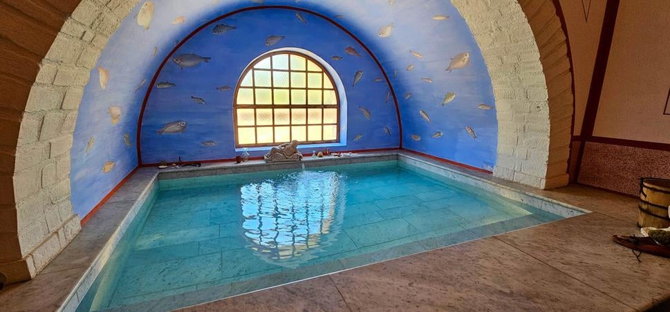 Frigidarium bol najchladnejším priestorom. Frigidarium ponúka osvieženie v bazéne so studenou vodou. Priestor slúži na ochladenie hostí po absolvovaní teplých procedúr.