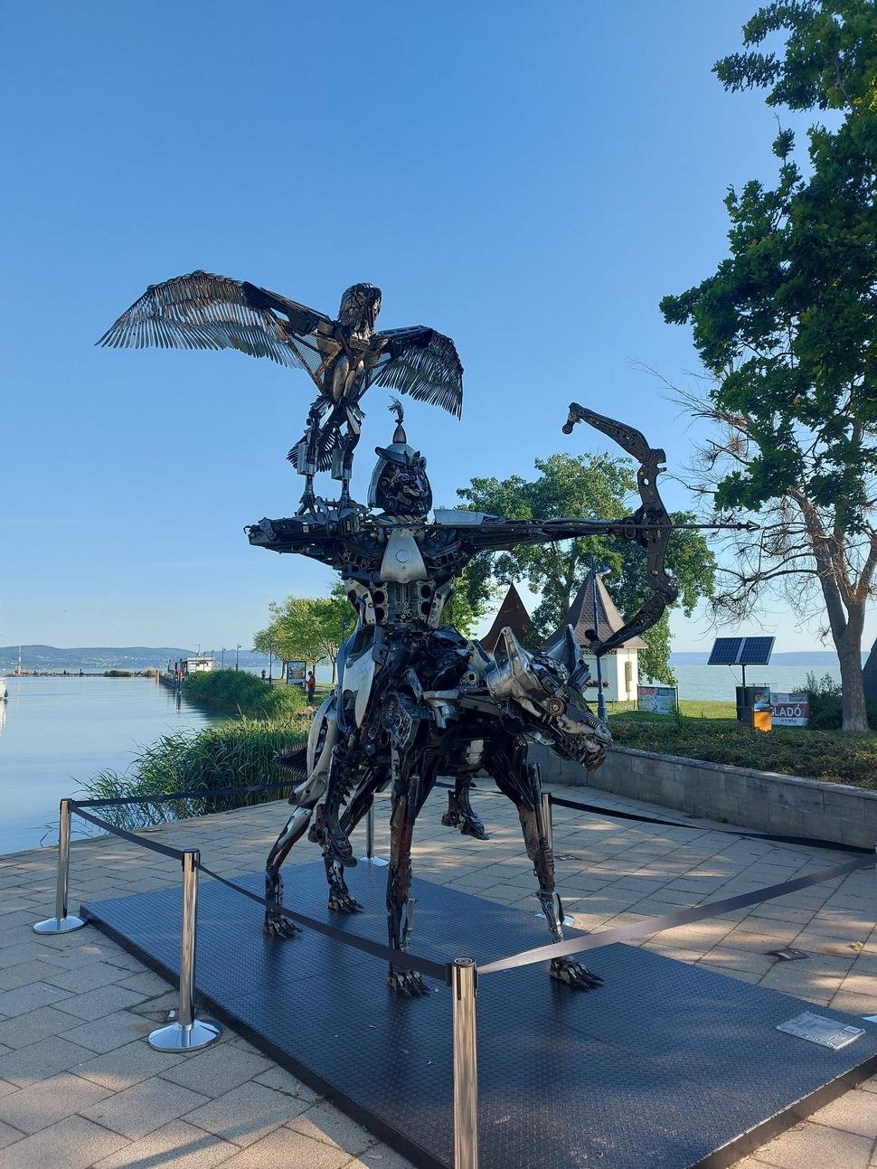 Na pobreží pri Balatonlelle.