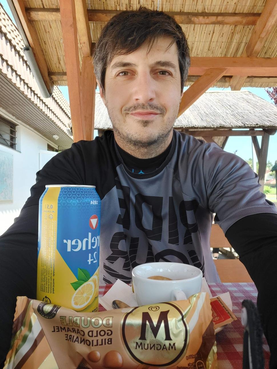 Naša dnešná prvá občerstvovacia zastávka.
