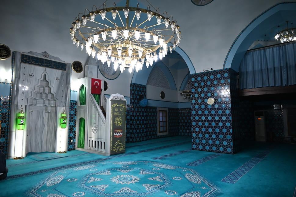 Antalya - interiér jednej z mešít