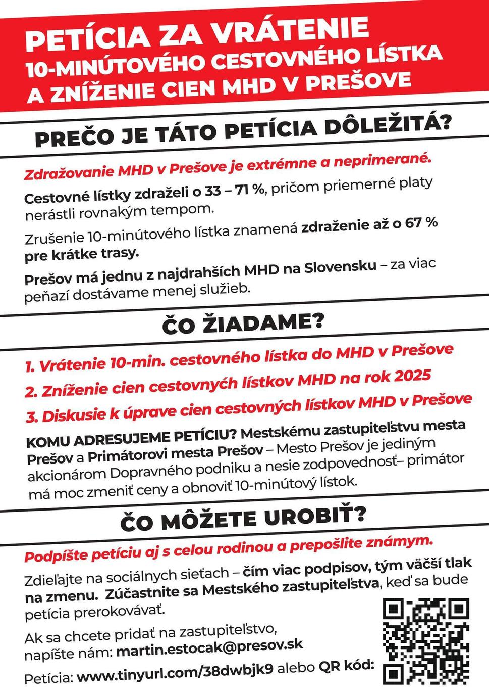 Podpíšte petíciu