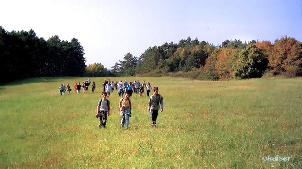 Prechod rozľahlými lúkami Lopaty a neskôr strmými stráňami Lámanín