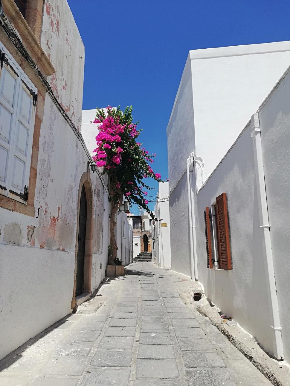 Lindos biele mesto