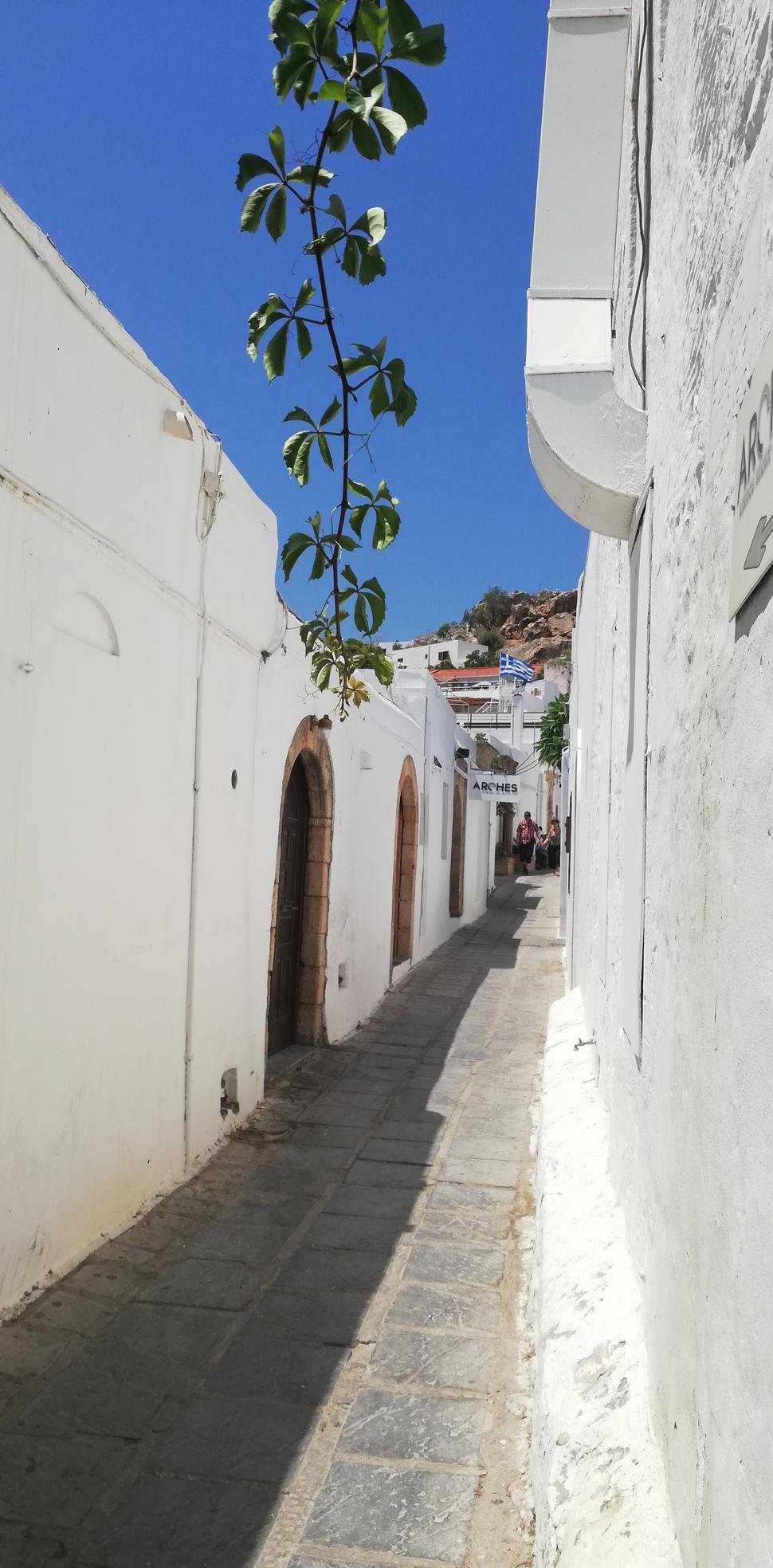 Lindos biele mesto
