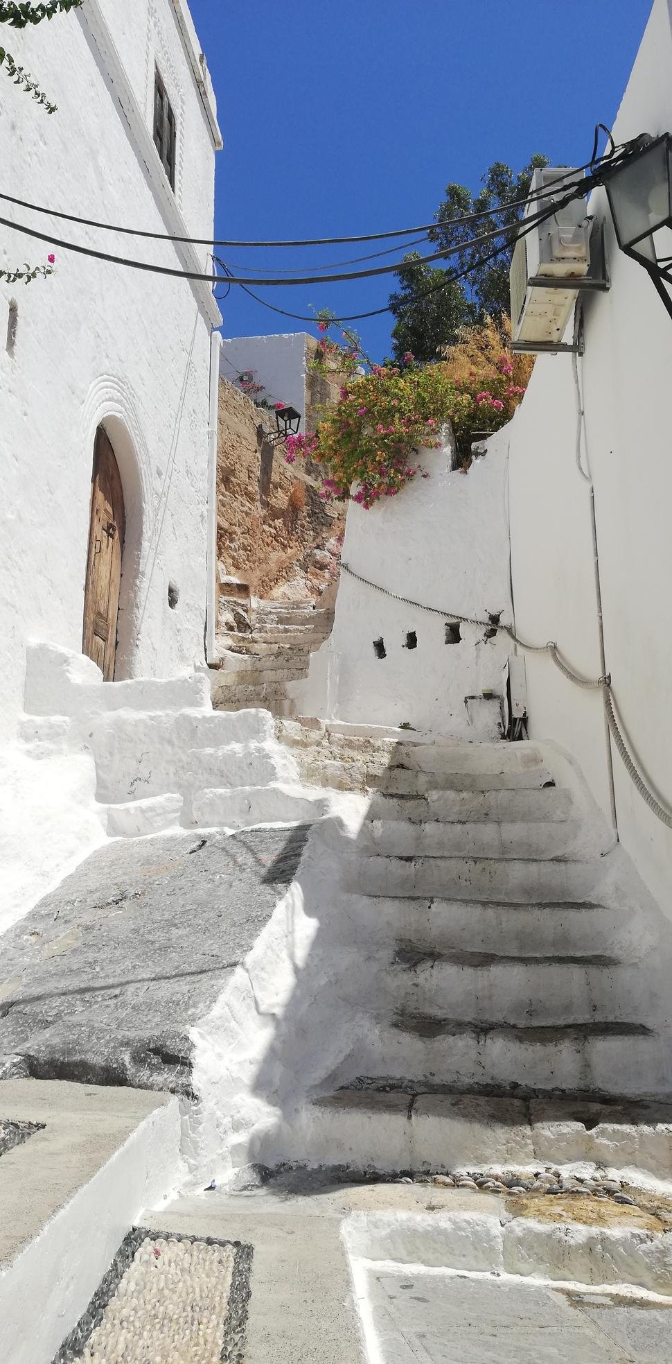 Lindos biele mesto