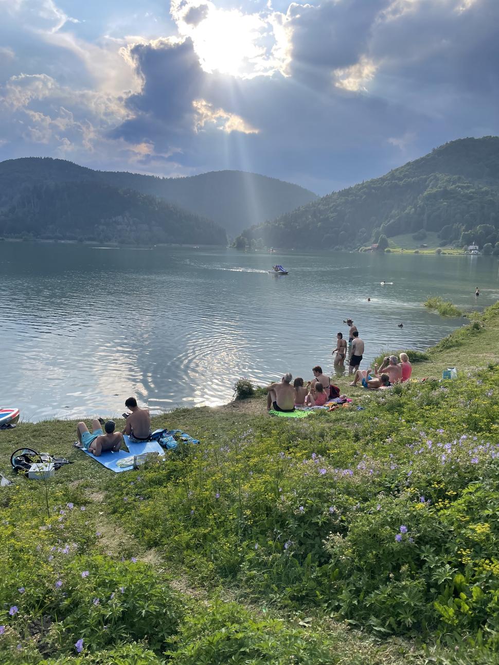Palcmanská Maša tesne pred dažďom. Veľmi nás prekvapil počet zahraničných turistov.