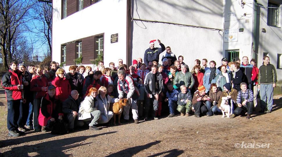 Účastníci Štefanského výstupu na Veľký Inovec v roku 2006