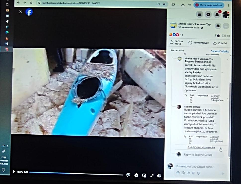 Trúfajú si aj toto opraviť. Kajaky, dom, všetko. Držme im palce
