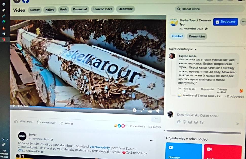 Bolo by pekné, ak by sa ozvali vodácke partie a vymysleli nejakú spoluúčasť pri odstraňovaní aj takýchto pohrôm po agresorovi. Na vode som bol pár krát, rozhodne nie som vodák, ale teda, pridal by som sa do takejto podpory