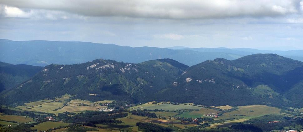 Chočské vrchy - Pravnáč a Čereňová skala