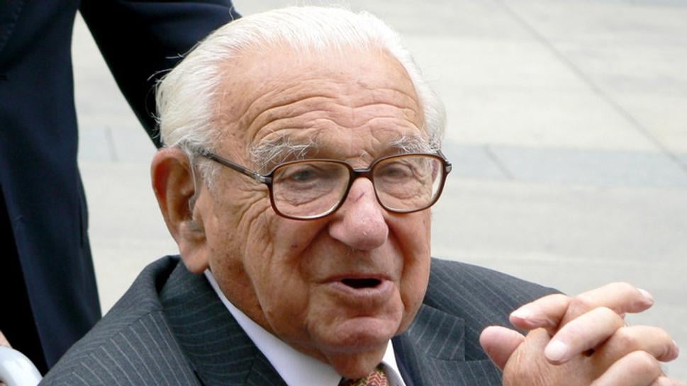 Sir Nicholas Winton MBE, Zdroj: archív Memory of Nations