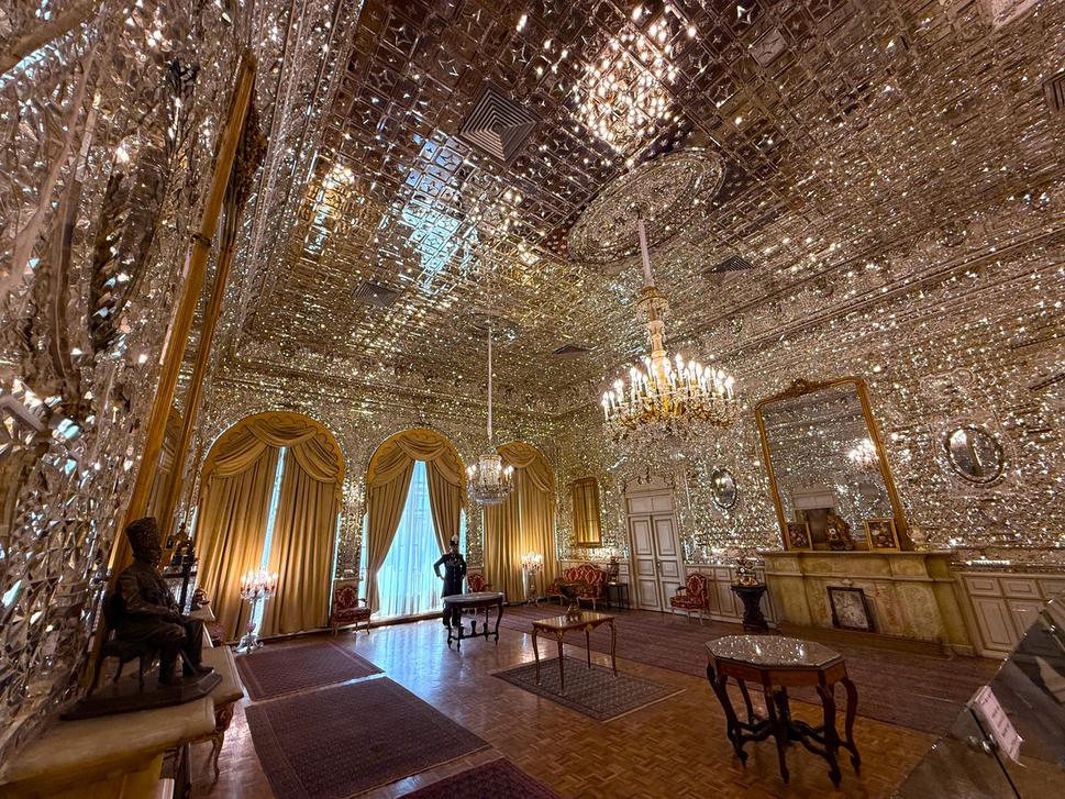 Zrkadlová výzdoba, Golestanský palác