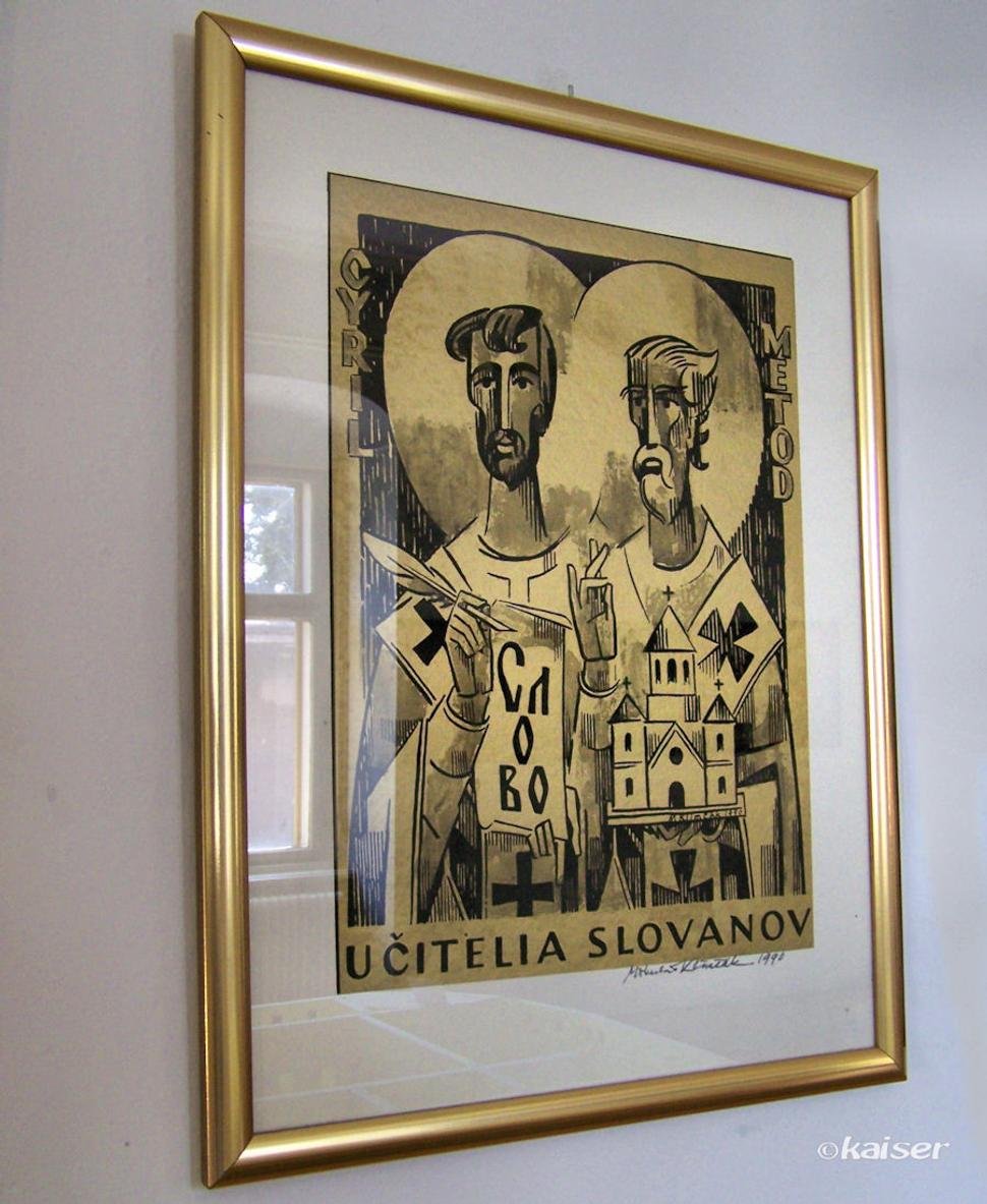 Učitelia Slovanov Cyril a Metod (Mikuláš Klimčák 1990)