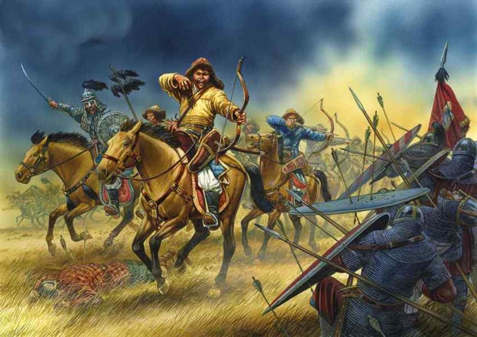 Mongolský útok pri rieke Slaná