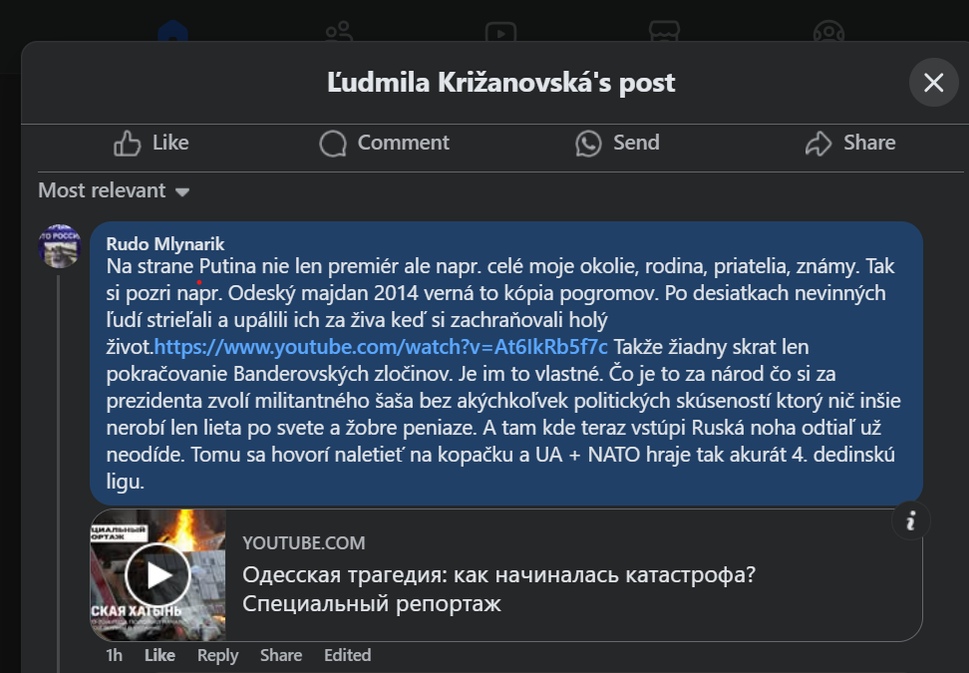 Aj takéto reakcie dostávam