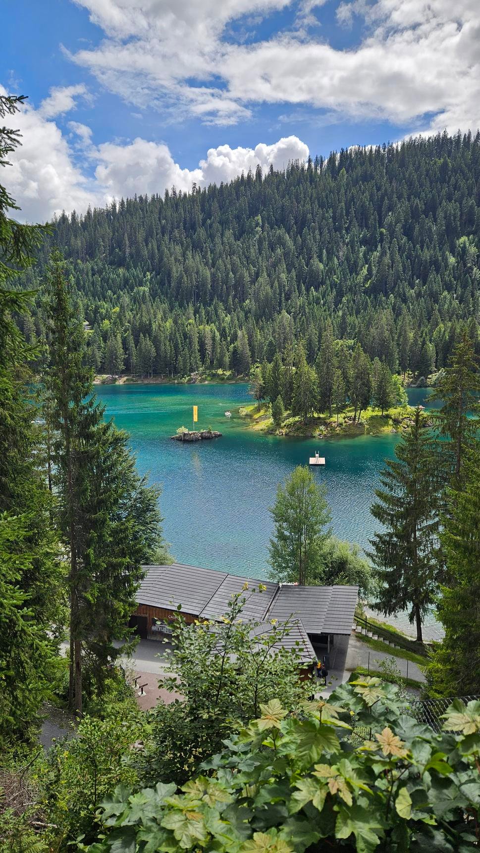Flims-Laax, jazero Cauma