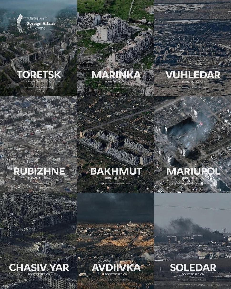 Mestá, ktoré Rusi "oslobodili"
