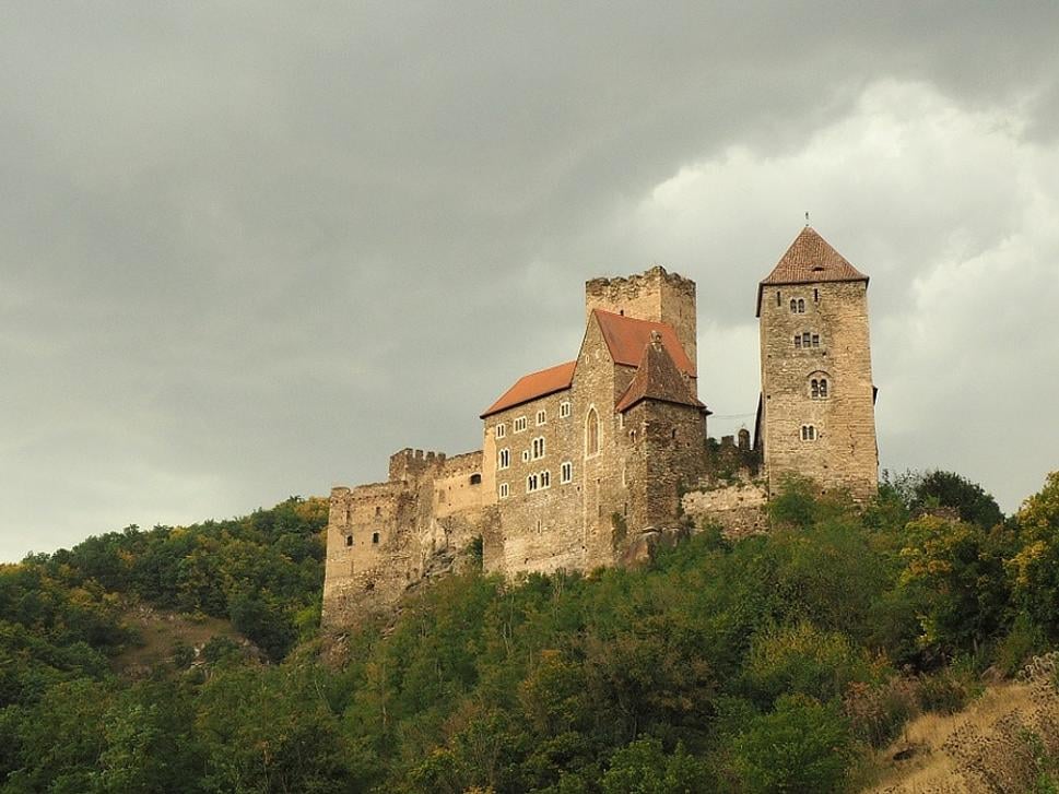 Hardegg pred búrkou