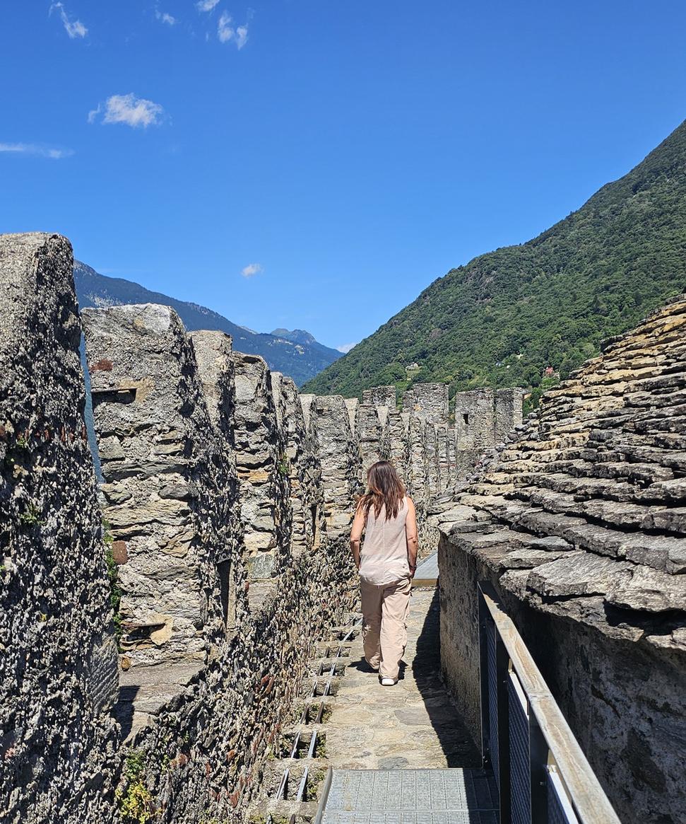 Prechádzka múrmi pevnosti, Bellinzona