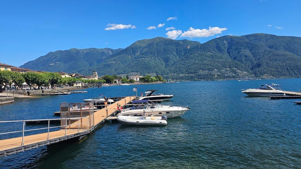 Ascona na brehu jazera Maggiore