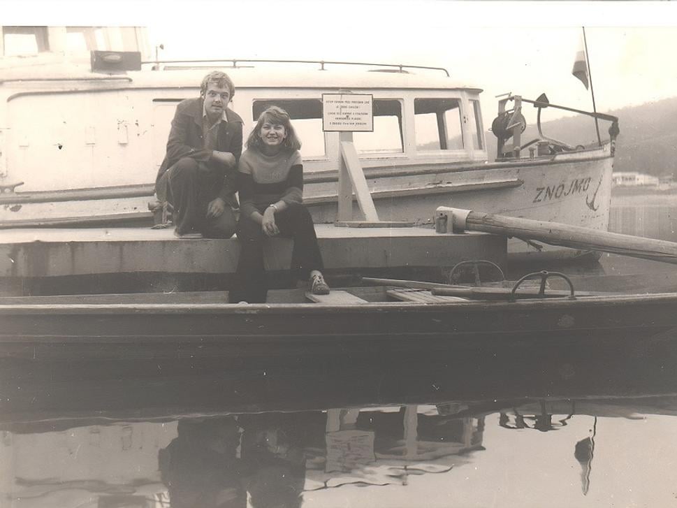 Na Vranovskej priehrade 1979