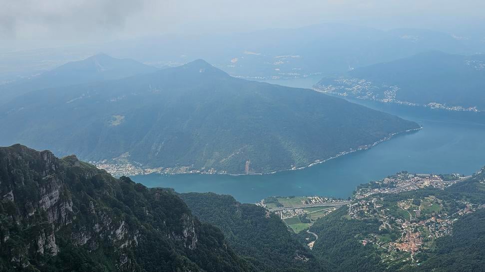 Výhľad z Monte Generoso