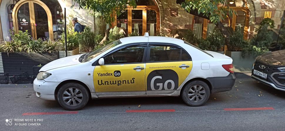 Yandex GO taxík