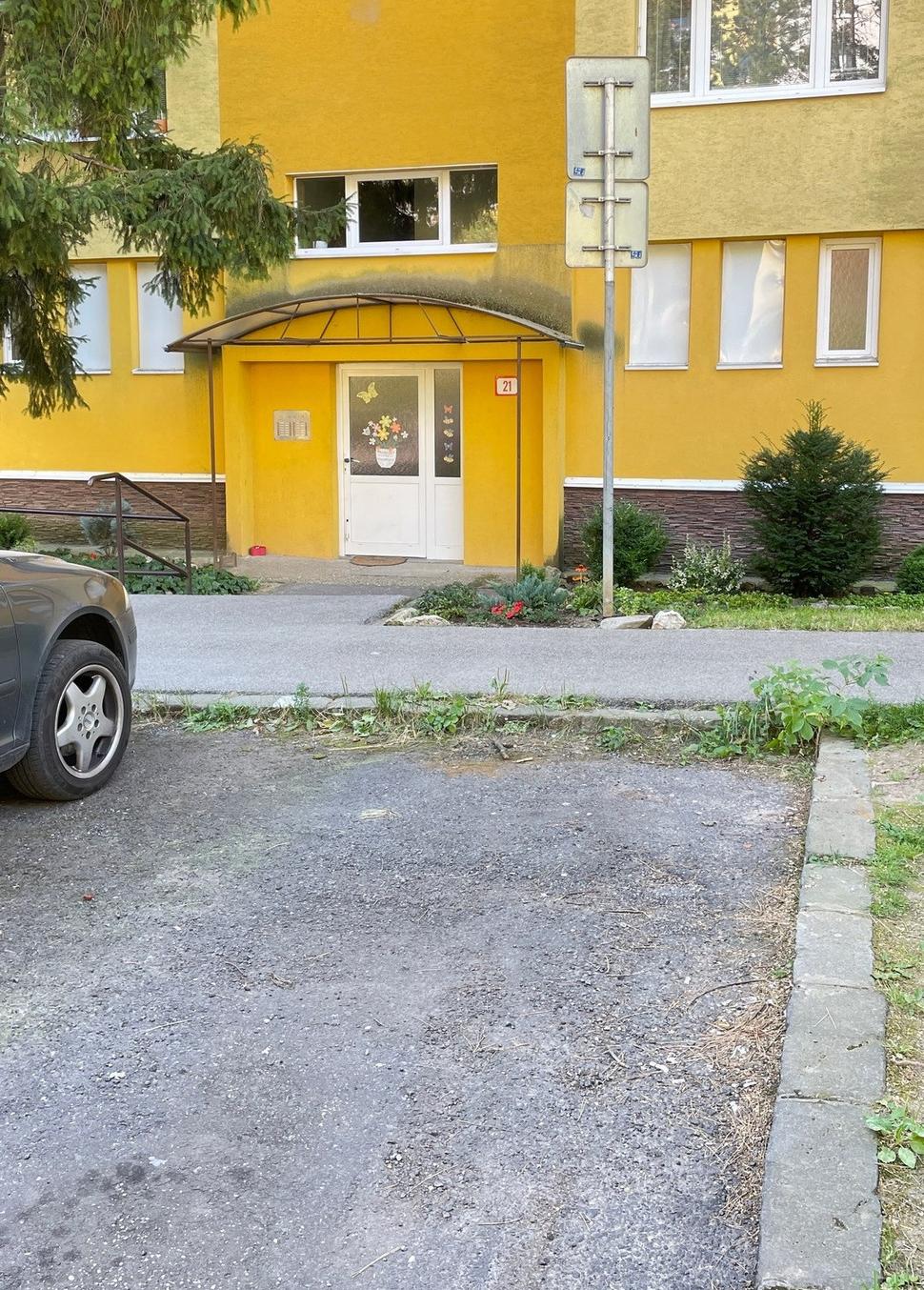 Obr. 1. Dopravné značečnie pred zaparkovaním.