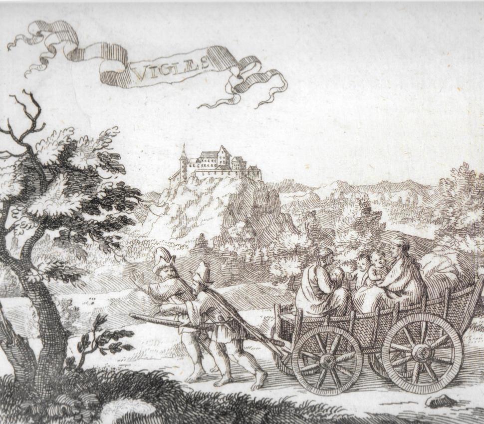 Vígľaš - medirytina-lept Justa van der Nypoorta, 1686.