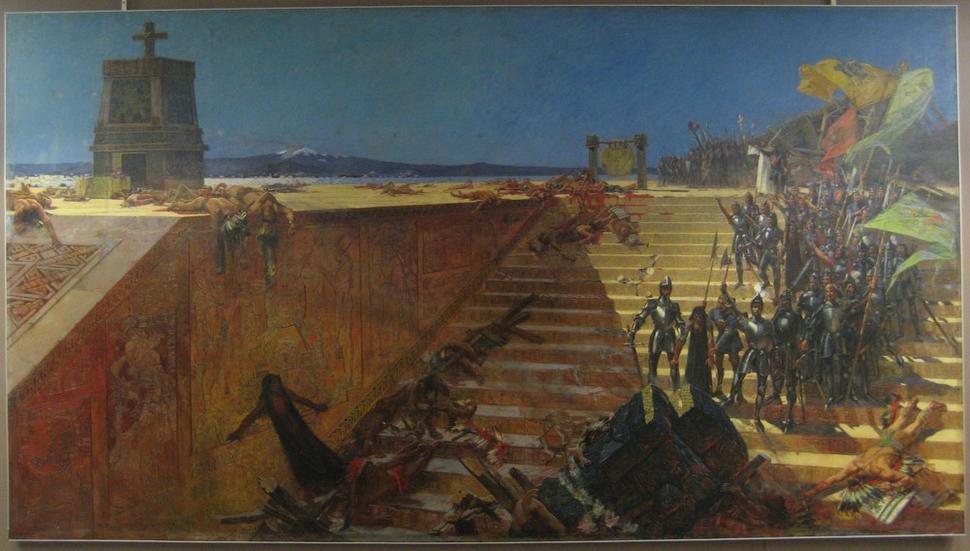 Posledné dni Tenochtitlanu od Williama de Leftwich Dodge