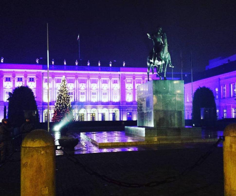 Prezidentský palác cez Vianoce