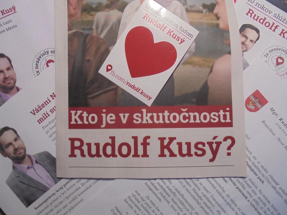 Tento cirkus, ktorým Kusý zaplavil schránky v celom meste, musel stáť pekné peniaze.