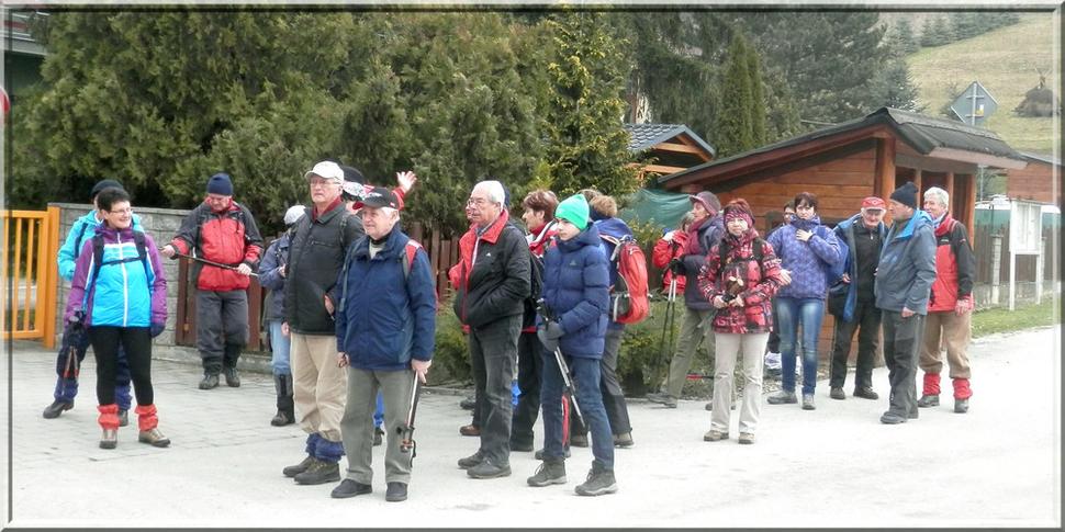 Skupina myjavských turistov