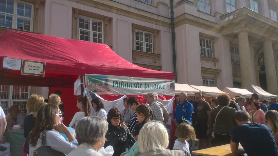 Stánok s párancami z Pukanca