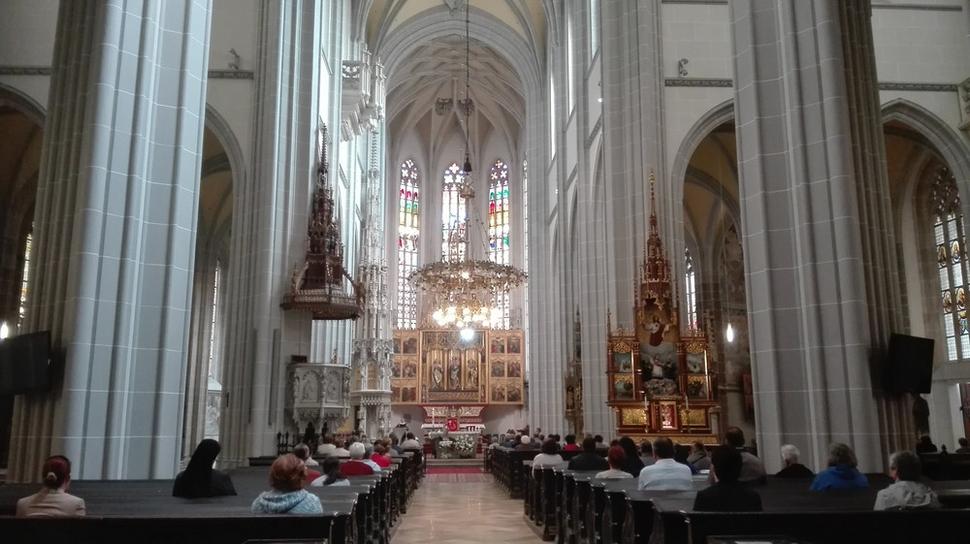 Interiér Dómu sv. Alžbety.