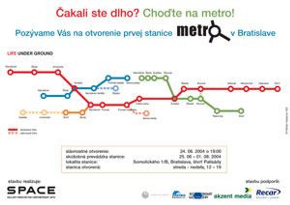 Otvorenie prvej stanice metra v Bratislave - Galéria Space
