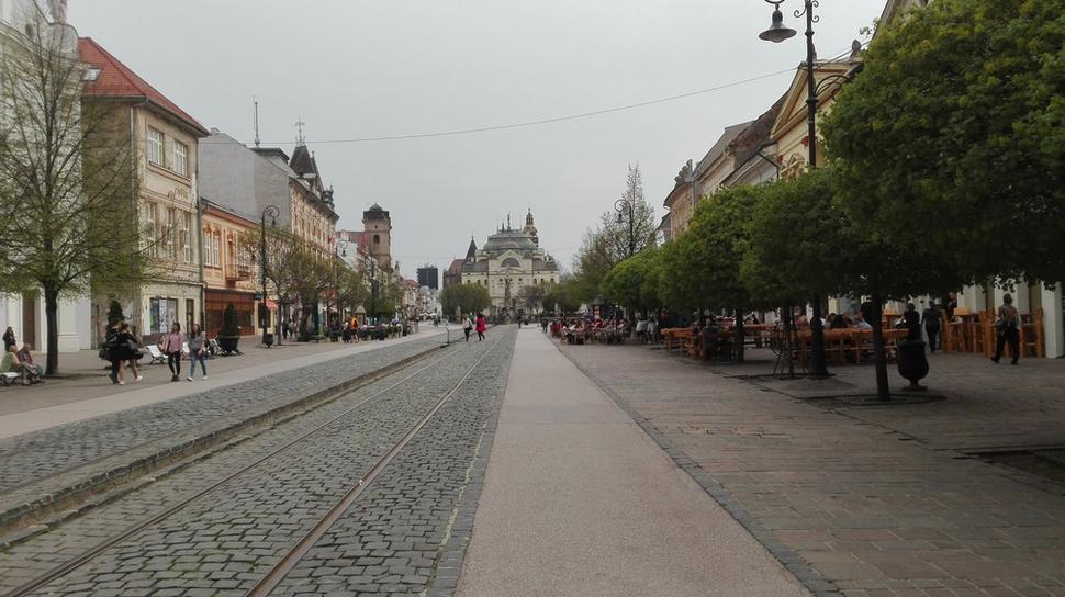 Hlavná ulica v Košiciach.