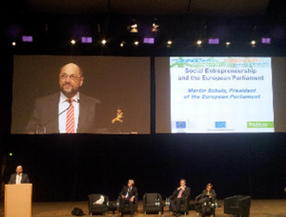 Predseda EP poslanec Martin Schulz S&D prejav