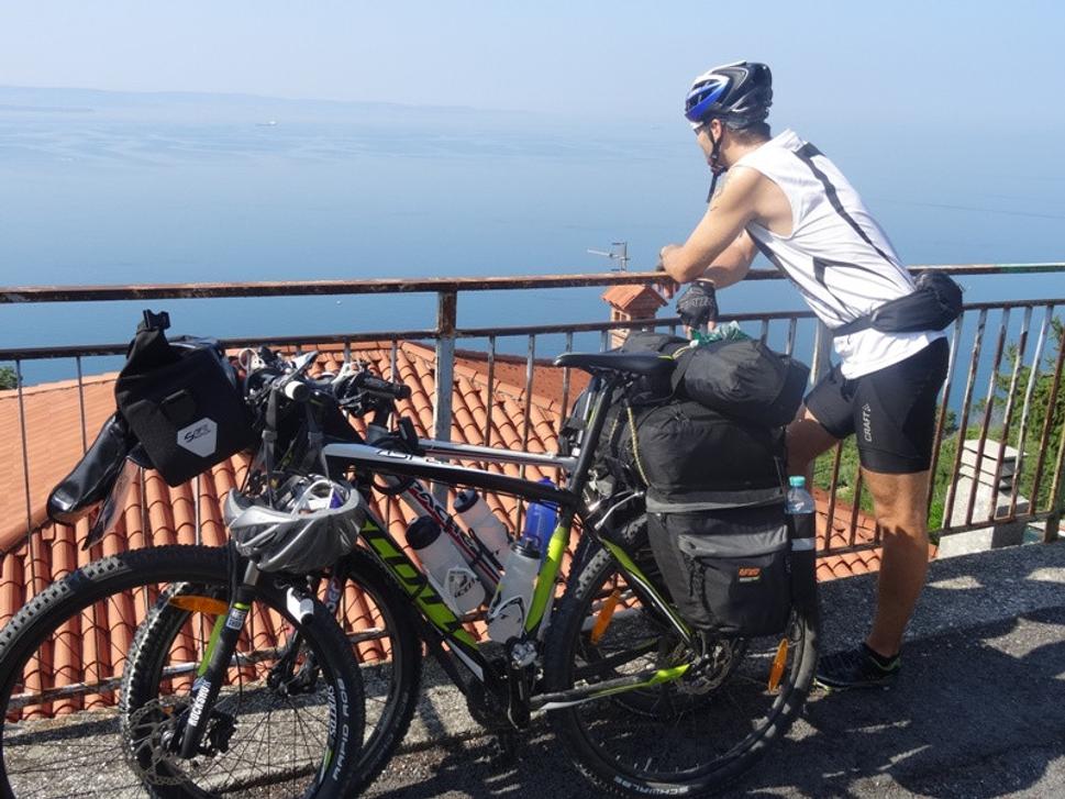 Triest, pohľad na more...
