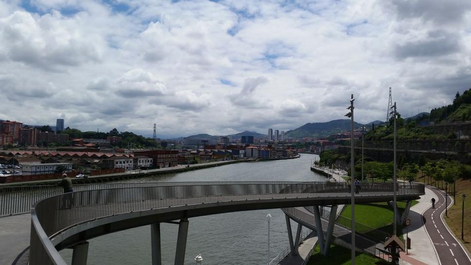 Konečne koniec promenády. Bilbao