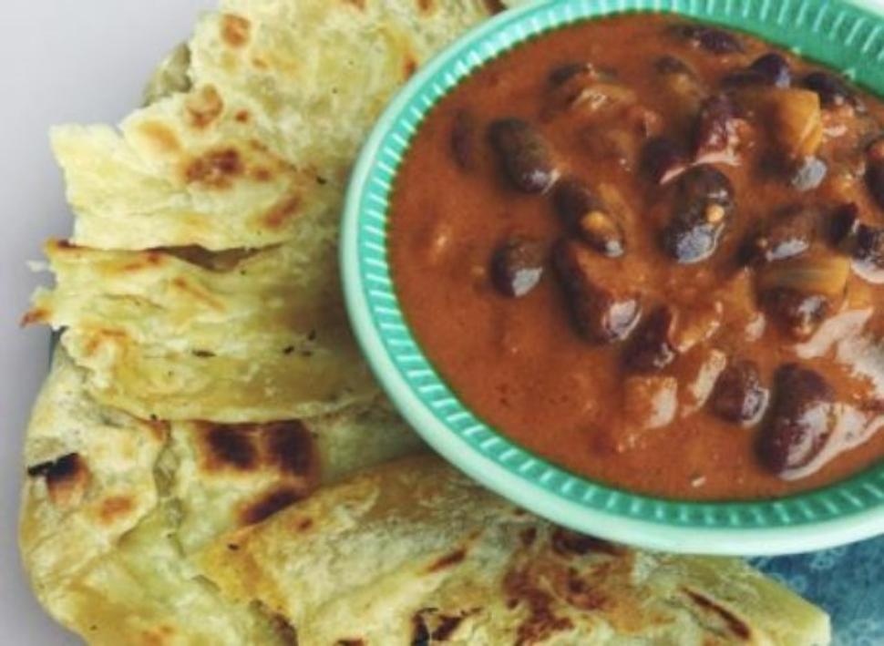 Swahilské chapati s fazuľou
