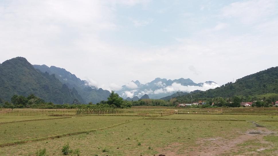 Príroda okolo Vang Viengu, Laos
